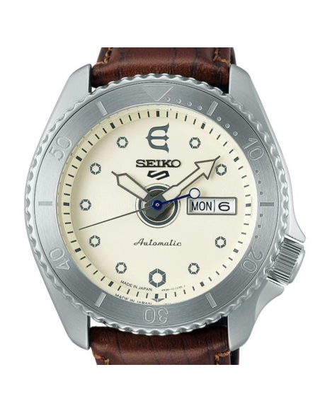 automático hombre Seiko 5 Sports x Evisen Skateboards SBSA103 JDM Limited Edition 42.5mm 100m