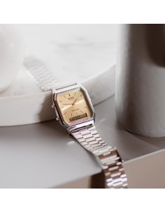 unisex digital retro Casio Edgy AQ-230-4A 38.8 × 29.8 × 8.1 mm Hora Dual 2