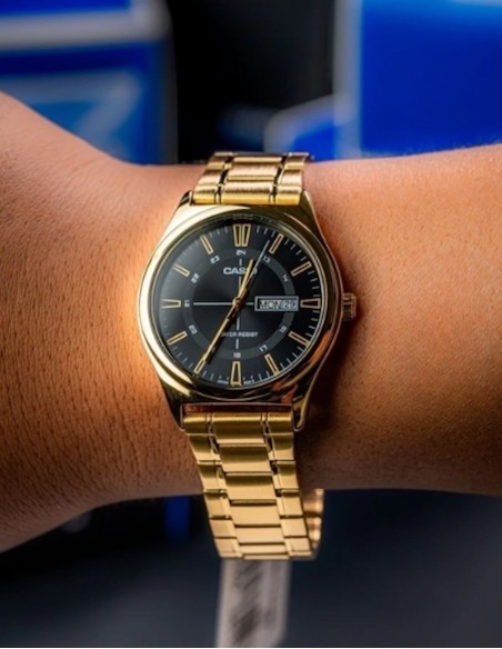 reloj hombre Casio Classic Golden MTP-V006G-1C 45.1 × 38 × 9.4 mm correa de acero