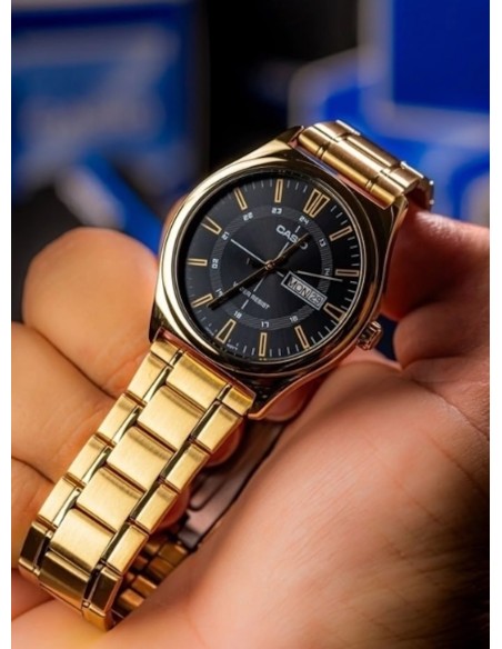 reloj hombre Casio Classic Golden MTP-V006G-1C 45.1 × 38 × 9.4 mm correa de acero
