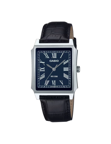 Reloj cuarzo clásico hombre Casio MTP-B190L-2B 41 × 31.5 × 8.1 mm correa de cuero