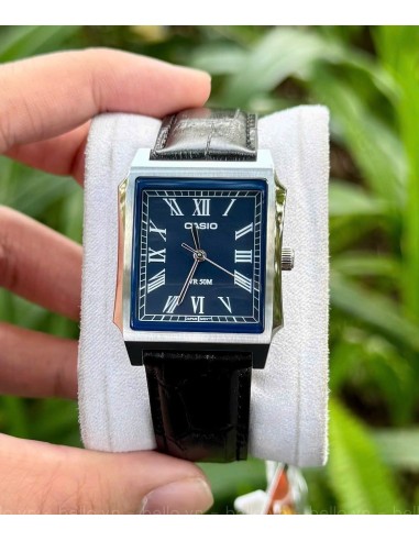 Reloj cuarzo clásico hombre Casio MTP-B190L-2B 41 × 31.5 × 8.1 mm correa de cuero