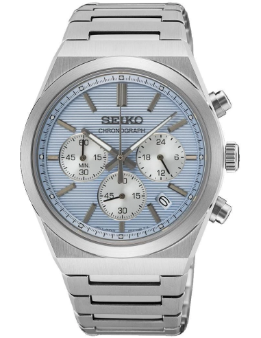 cronógrafo hombre Seiko Chronograph SSB459P1 40mm cristal de zafiro