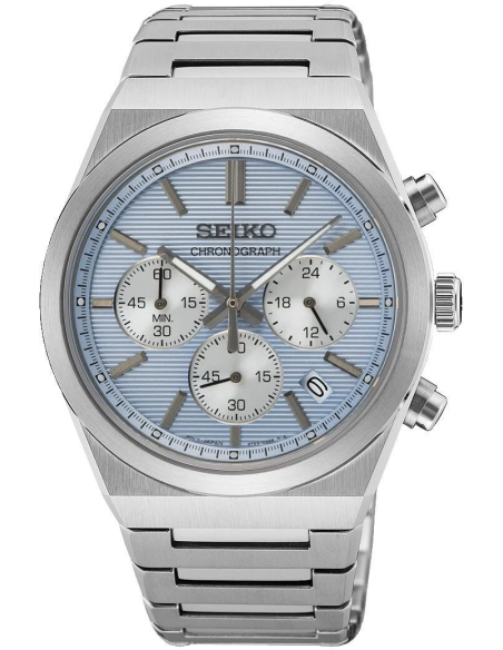 cronógrafo hombre Seiko Chronograph SSB459P1 40mm cristal de zafiro