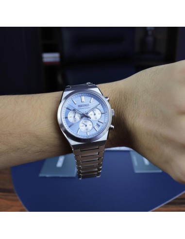 cronógrafo hombre Seiko Chronograph SSB459P1 40mm cristal de zafiro