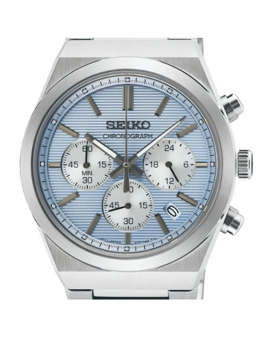 cronógrafo hombre Seiko Chronograph SSB459P1 40mm cristal de zafiro