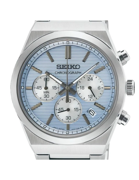 cronógrafo hombre Seiko Chronograph SSB459P1 40mm cristal de zafiro