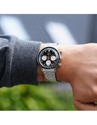 Seiko Chronograph Reverse Green Panda SSB481P1 38.7mm