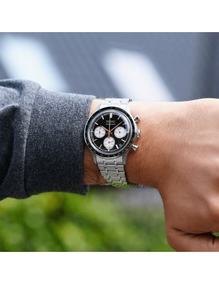 Seiko Chronograph Reverse Green Panda SSB481P1 38.7mm