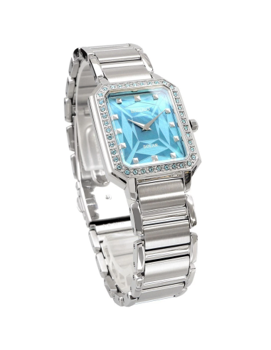 reloj mujer solar Seiko Crystals SUP451P1 25mm correa de acero