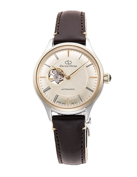 automático mujer Orient Star Contemporary RE-ND0010G 30.5mm correa de cuero Hecho en Japón