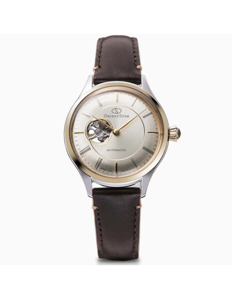 automático mujer Orient Star Contemporary RE-ND0010G 30.5mm correa de cuero Hecho en Japón