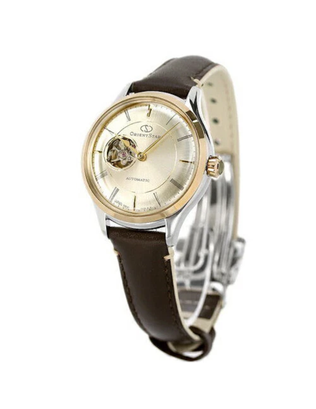 automático mujer Orient Star Contemporary RE-ND0010G 30.5mm correa de cuero Hecho en Japón