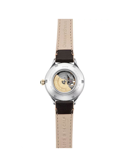 automático mujer Orient Star Contemporary RE-ND0010G 30.5mm correa de cuero Hecho en Japón