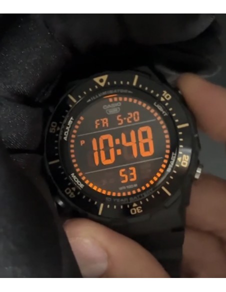 reloj deportivo hombre Casio Sports AE-1700H-1BV 54.9 × 47.3 × 14.3 mm 100m WR 10 años batería