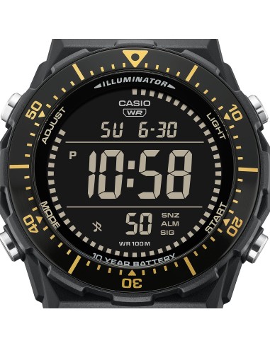 reloj deportivo hombre Casio Sports AE-1700H-1BV 54.9 × 47.3 × 14.3 mm 100m WR 10 años batería