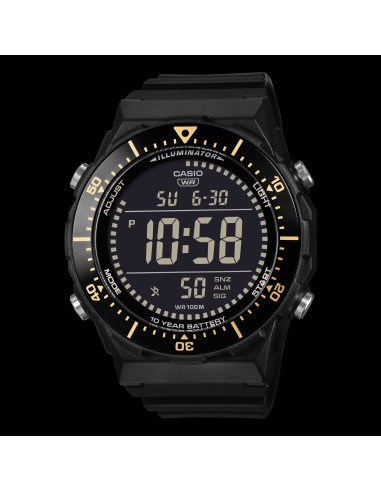 reloj deportivo hombre Casio Sports AE-1700H-1BV 54.9 × 47.3 × 14.3 mm 100m WR 10 años batería