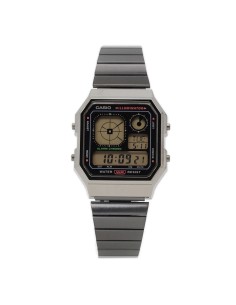 unisex Casio Retro Future A130WEGG-1A Baño de Iones   40.5 × 33.9 × 9 mm