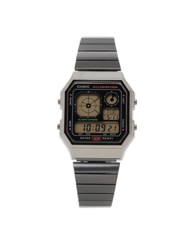 unisex Casio Retro Future A130WEGG-1A Baño de Iones   40.5 × 33.9 × 9 mm