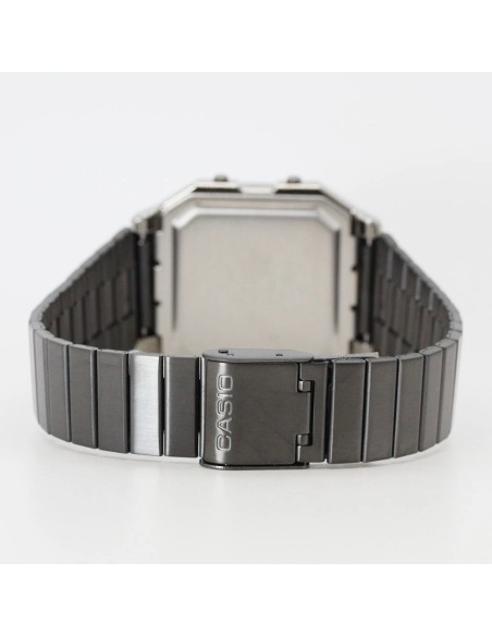 unisex Casio Retro Future A130WEGG-1A Baño de Iones   40.5 × 33.9 × 9 mm