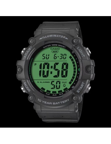 Casio Sports AE-1500WHC-1AV 54.4 × 51.3 × 15.8 mm 100m WR 5 alarmas 10 años