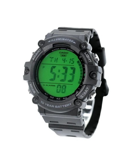 Casio Sports AE-1500WHC-1AV 54.4 × 51.3 × 15.8 mm 100m WR 5 alarmas 10 años