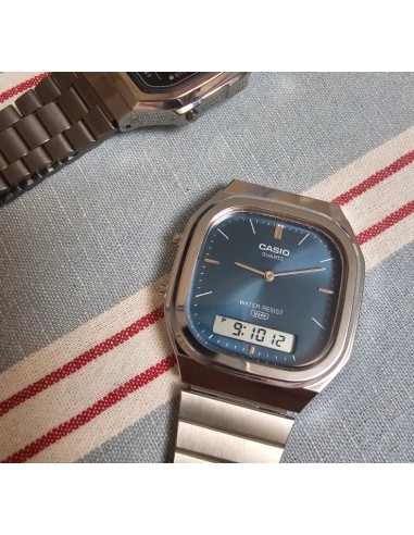 Reloj analógico digital Casio Classic AQ-240E-3A 40.9 × 35.8 × 8.1 mm Hora Dual Correa autoajustable