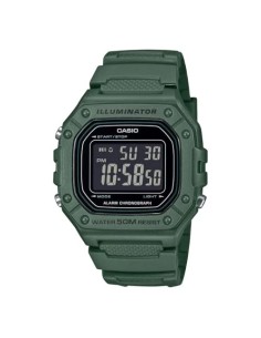 reloj deportivo hombre Casio Sports W-218H-3BV  44.4 × 43.2 × 10.8 mm 50m WR 7 años batería