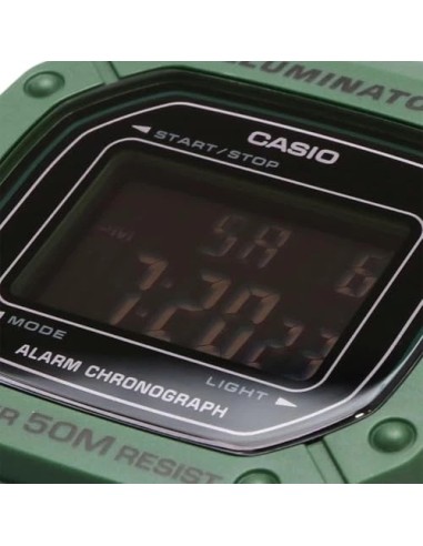 reloj deportivo hombre Casio Sports W-218H-3BV  44.4 × 43.2 × 10.8 mm 50m WR 7 años batería