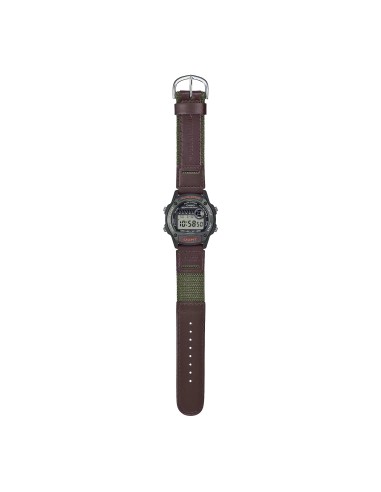 reloj digital hombre Casio Sports Field W-220HF-3AV 43 × 36.6 × 10.9 mm auto-light correa de tela