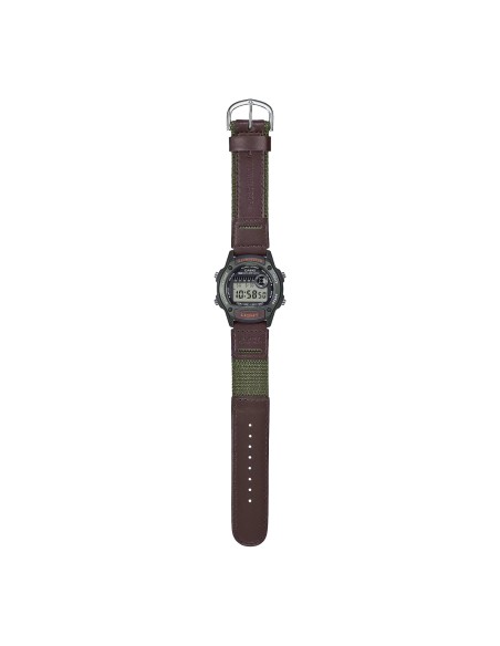 reloj digital hombre Casio Sports Field W-220HF-3AV 43 × 36.6 × 10.9 mm auto-light correa de tela