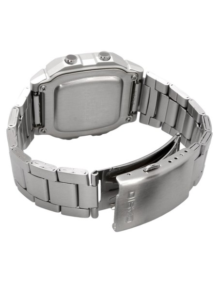 reloj digital Casio Classic W-800HD-1AV 44.2 × 36.8 × 13.4 mm. 10 años de batería 100m WR correa de acero