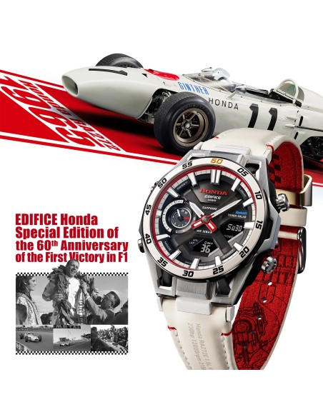 solar Bluetooth hombre Casio Edifice Honda 60th Annyversary ECB-2300HR-1AJR JDM Limited