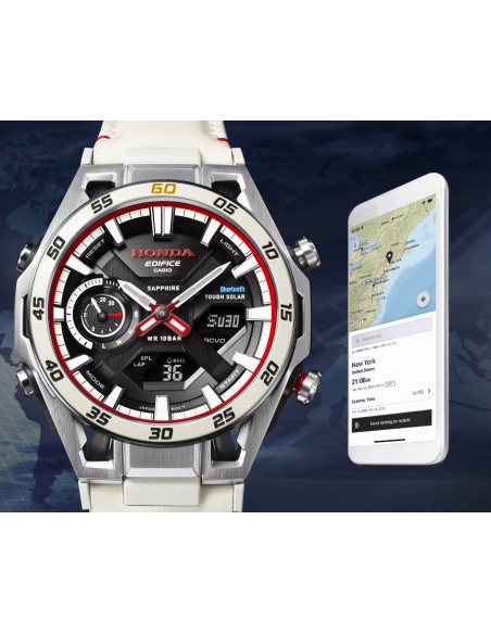 solar Bluetooth hombre Casio Edifice Honda 60th Annyversary ECB-2300HR-1AJR JDM Limited