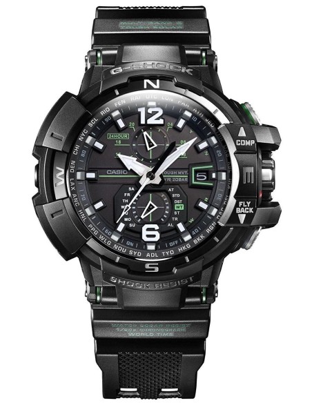 radiocontrol solar hombre Casio G-Shock G-Premium Gravity Master GW-A1100-1A3JF JDM