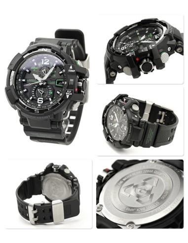 radiocontrol solar hombre Casio G-Shock G-Premium Gravity Master GW-A1100-1A3JF JDM