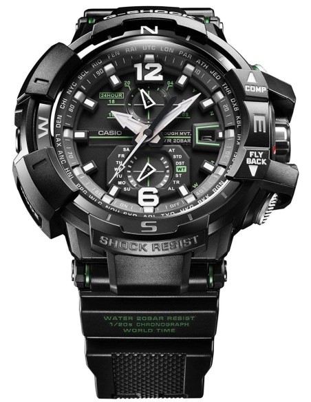 radiocontrol solar hombre Casio G-Shock G-Premium Gravity Master GW-A1100-1A3JF JDM