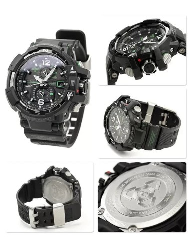 radiocontrol solar hombre Casio G-Shock G-Premium Gravity Master GW-A1100-1A3JF JDM