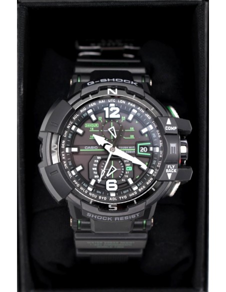 radiocontrol solar hombre Casio G-Shock G-Premium Gravity Master GW-A1100-1A3JF JDM
