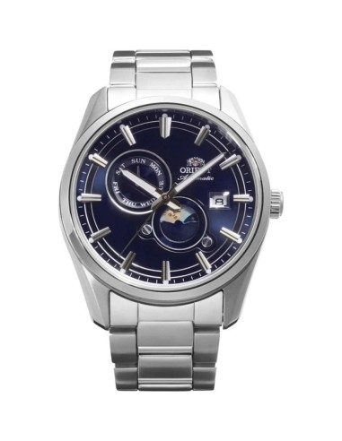 automático hombre Orient Stretto Day & Night Midnight Blue RA-AK0315L 41.5mm 50m WR  zafiro