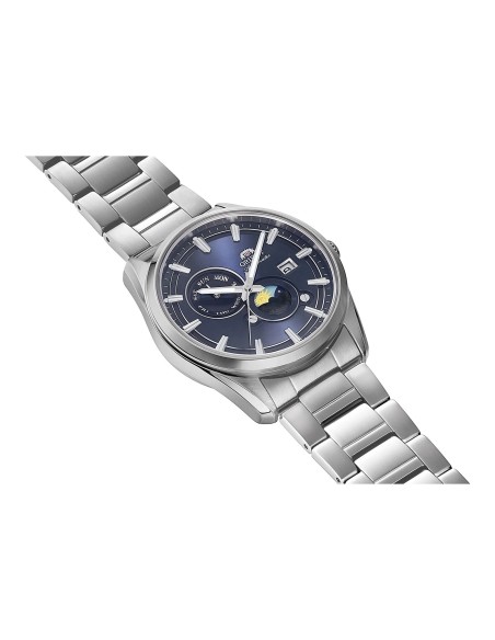 automático hombre Orient Stretto Day & Night Midnight Blue RA-AK0315L 41.5mm 50m WR  zafiro