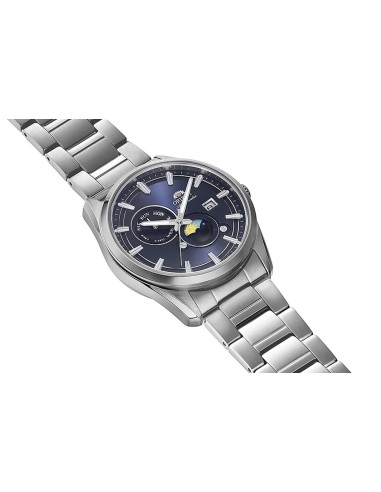 automático hombre Orient Stretto Day & Night Midnight Blue RA-AK0315L 41.5mm 50m WR  zafiro