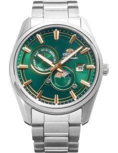 automático hombre Orient Stretto Day & Night Emerald Gold RA-AK0314E 41.5mm zafiro