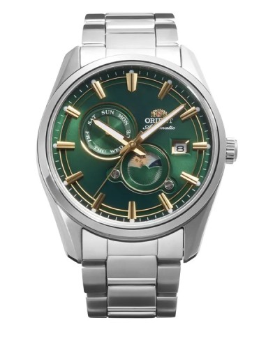 automático hombre Orient Stretto Day & Night Emerald Gold RA-AK0314E 41.5mm zafiro