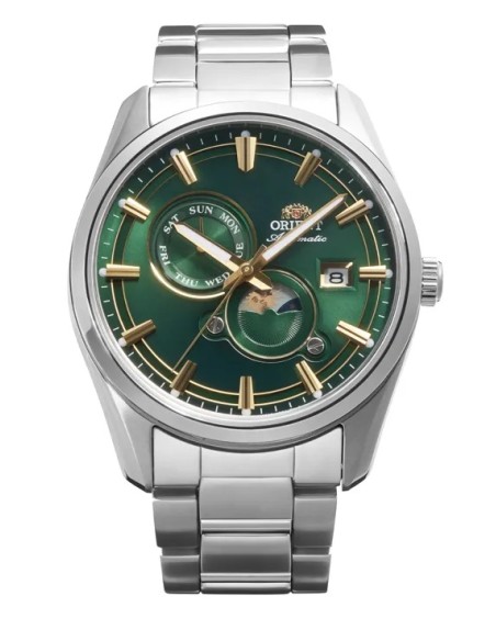 automático hombre Orient Stretto Day & Night Emerald Gold RA-AK0314E 41.5mm zafiro