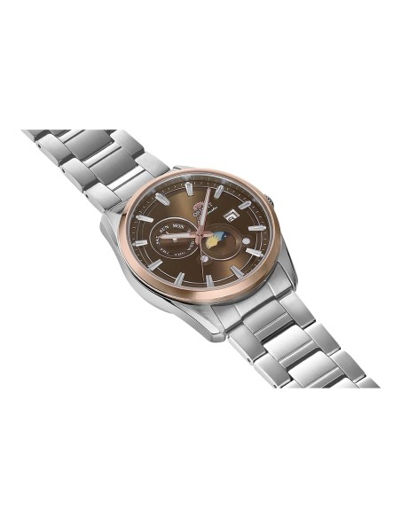 automático hombre Orient Stretto Day & Night Bronze Sunset RA-AK0313Y 41.5mm zafiro
