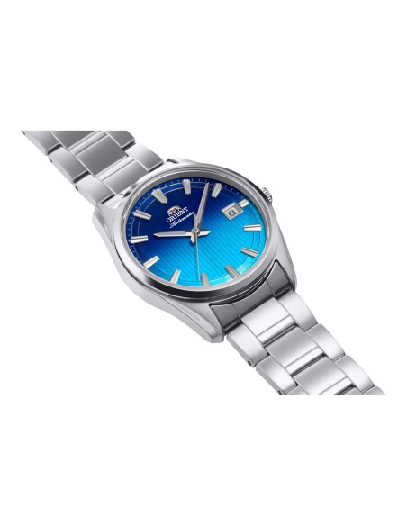 automático hombre Orient Stretto Date Caribbean Blue RA-AC0R09L Limited Edition 38.5mm