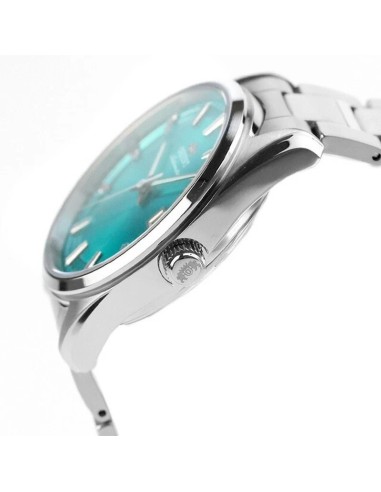 automático hombre Orient Stretto Date Aqua Blue RA-AC0R06L 38.5mm zafiro