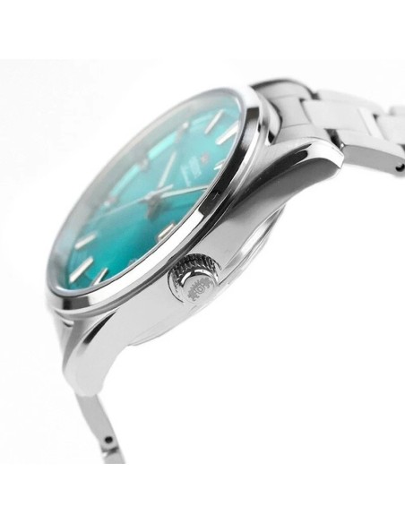 automático hombre Orient Stretto Date Aqua Blue RA-AC0R06L 38.5mm zafiro