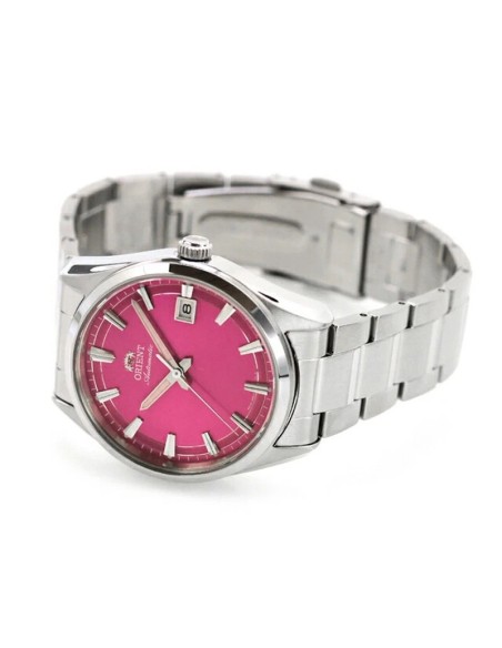 automático hombre Orient Stretto Date Pink Pulse  RA-AC0R07P Limited Edition 38.5mm zafiro